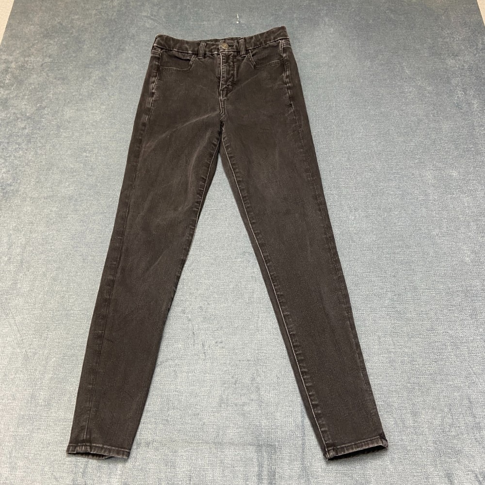 American Eagle Outfitters The Dream Jeans Women 4 25x28 Black Stretch Skinny Leg